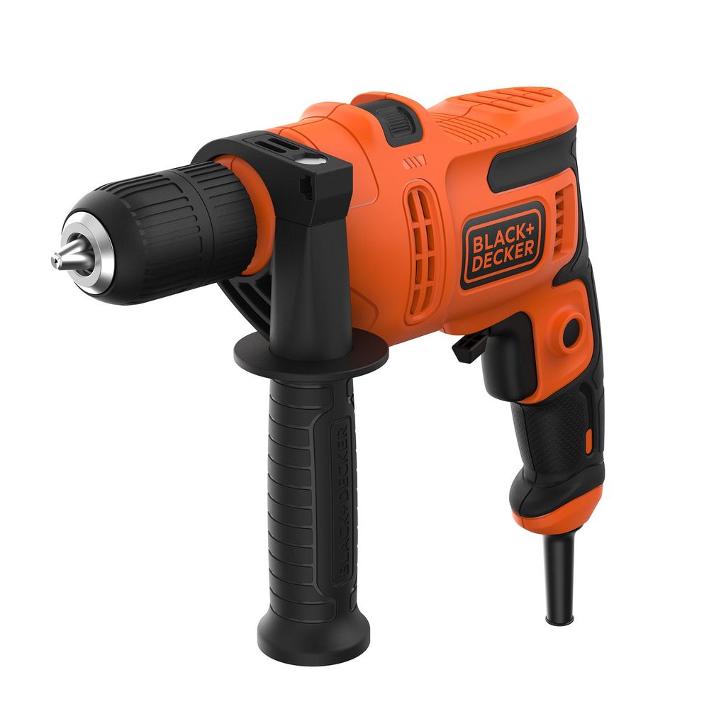 Taladro Percutor con Cable 500 W Black & Decker BEH200