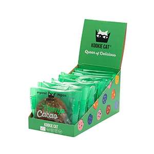 KOOKIE CAT Galleta Fresca Rellena - 12 De 50 Gr., Semillas De Cáñamo Y Cacao