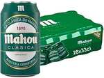 Pack 28 Latas x 33cl Mahou Clásica Cerveza Dorada Lager (compra recurrente)