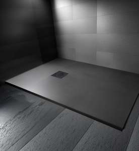 Plato de ducha gris 80x160cm