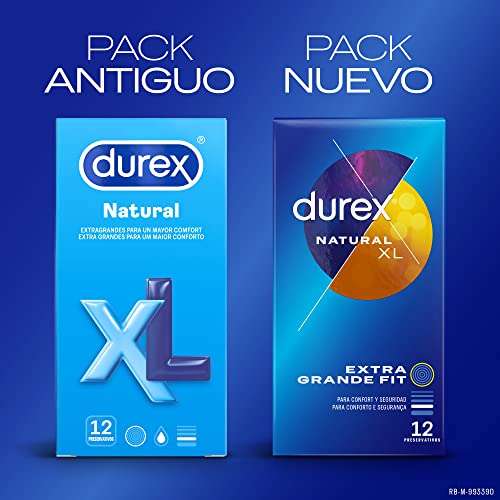Preservativos Durex XL 12 unidades en compra recurrente.