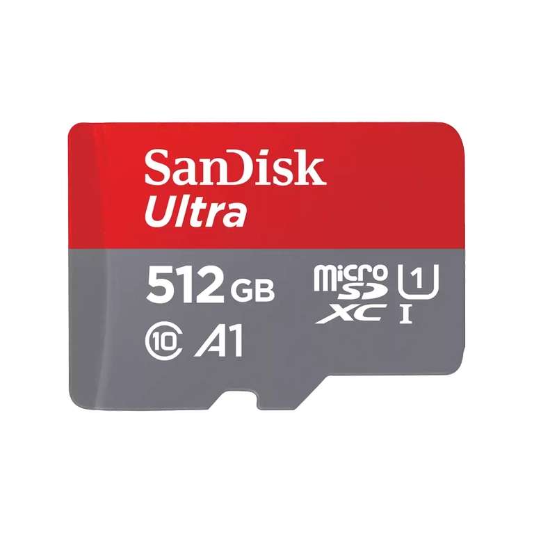 SanDisk Ultra microSD 512GB con SD adapter