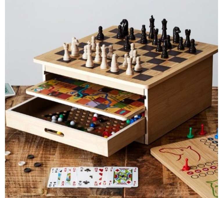 Imagen de Juego Deluxe 10 en 1 de madera