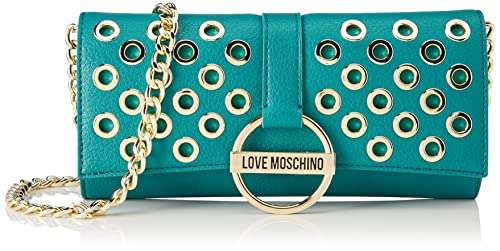 Love Moschino Jc4343pp0fkd0850, Bolso de Hombro para Mujer, Verde, Talla única