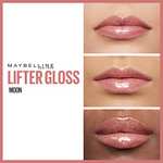 Maybelline New York Lifter Gloss hidratación duradera y labios rellenos 003 Moon, 4.5 ml