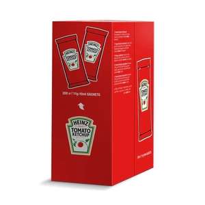 Salsa Ketchup Monodosis Heinz 10 ml - Caja de 200 unidades (Cad: 12/03/2024)