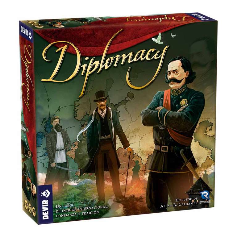 Juego de mesa Diplomacy (edición 2024 Devir) - Antigua edición 13€ en Amazon