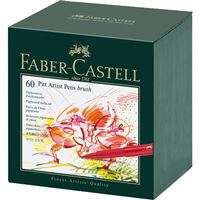 Estuche estudio Faber-Castell con 60 rotuladores Pitt Artist Pens Brush
