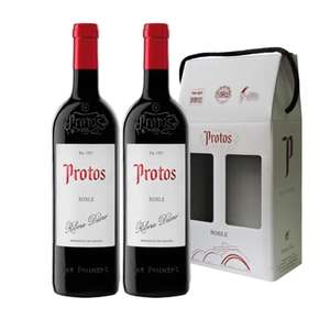 Protos Roble, Tempranillo, Estuche Vino Tinto, Ribera del Duero, 2 botellas 75cl