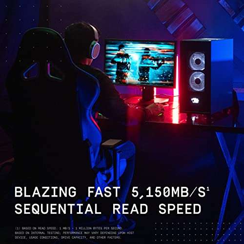 WD_BLACK SN770 2TB PCIe Gen4 NVMe SSD, hasta 5,150 MB/s velocidad de lectura