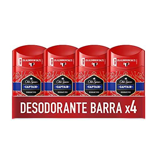 PACK X4 Old Spice Captain Desodorante en Barra par hombre