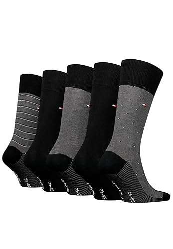 Pack 2 pares calcetines Tommy Hilfiger Hombre Grises Talla 39/42