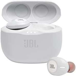 Auriculares JBL Tune 125 TWS Blancos - Sonido Pure Bass, Dual Connect, 32 hrs