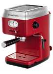 Russell Hobbs Máquina de café espresso retro Rojo