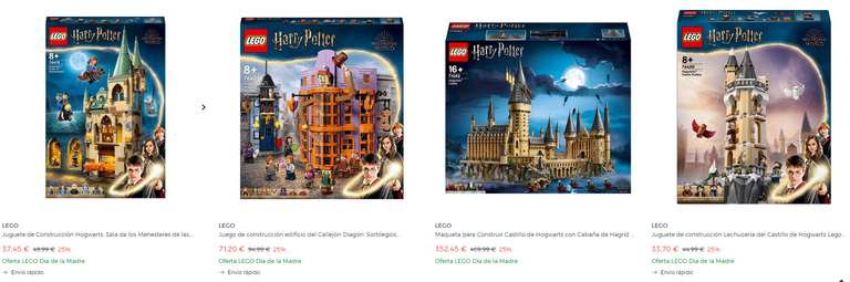Recopilación Lego Harry Potter -25%! El Corte Inglés