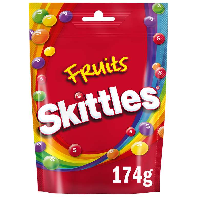 Skittles Caramelos Masticables en Bolitas de Deliciosos Sabores Afrutados (14 x 174g)