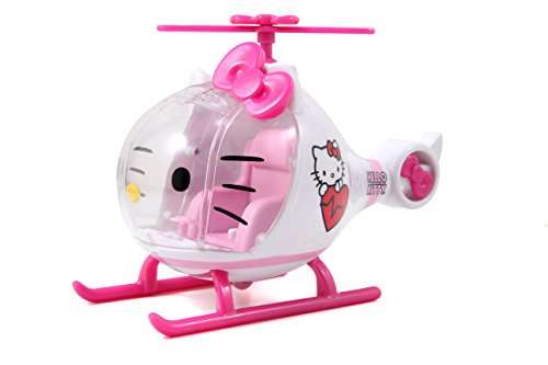 Dickie Hello Kitty - Helicóptero con Figura de Hello Kitty y Camilla Extraíble, para Niños a partir de 3 Años - 17,5 cm