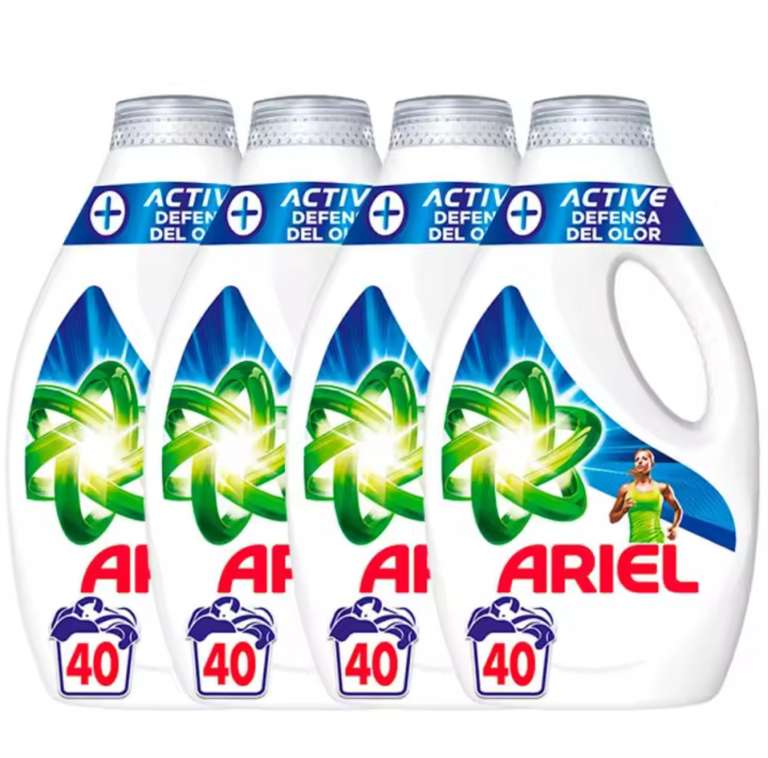 Ariel x4 botellas (nuevo usuario 21,99€)