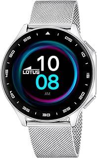 LOTUS Reloj Inteligente Hombre Acero Inoxidable 316l, Resistente al Agua IP65 50050/3 Multideportes, Frecuencia Cardiaca, Presión Arterial