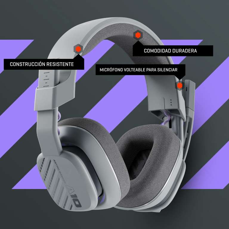 ASTRO A10 Auriculares Over-ear para Gaming Gen 2 con Cable