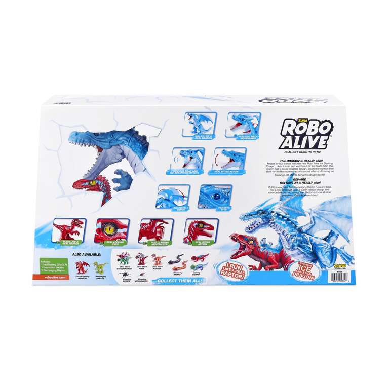 Robo Alive - Blue Dragon & Red Raptor
