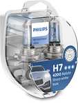 Philips WhiteVision bombilla para faros delanteros de coches (H7, 55 W, Halógeno,Luces largas,Luces cortas,PX26d, 4200 K, blanco intenso)