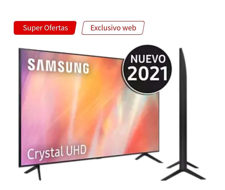 TV LED 43" - Samsung UE43AU7175UXXC, UHD 4K, Crystal UHD, Smart TV, HDR10+, Tizen, Dolby Digital Plus, Titan Gray