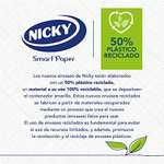 Nicky Ultrasoft Papel Higiénico | 96 rollos | 2 capas, 140 servicios por rollo | Con suave y delicado aroma a talco | Envase abre fácil