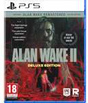 Alan Wake II Remastered Deluxe Edition Para PS5 - Xbox Pal Eu (PREVENTA 22/10/2024) [ Nuevo Usuario 42.19€]