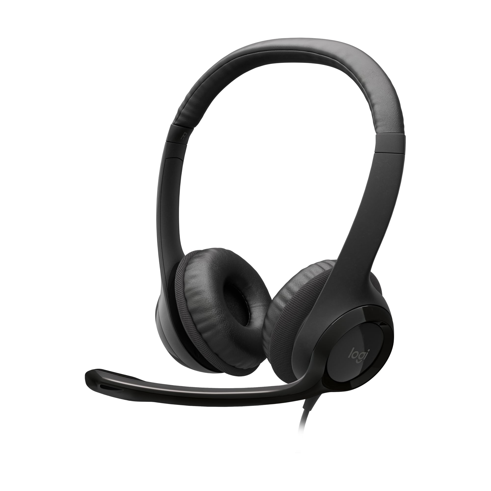 Logitech H390 Auriculares con Cable para PC y Portátil – USB-A, Micrófono con Supresión de Ruido y Controles Integrados
