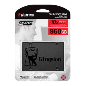 Kingston Technology A400 SSD 960GB, Almacenamiento Interno de 2.5" Sata3 - Rendimiento Ultrarrápido [NUEVO USUARIO: 41.38€]