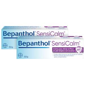 Bepanthol SensiCalm para Aliviar el Picor ,Enrojecimiento e Irritaciones Cutáneas en 30 Minutos, Sin Cortisona, Formato Ahorro 2 x 50 g