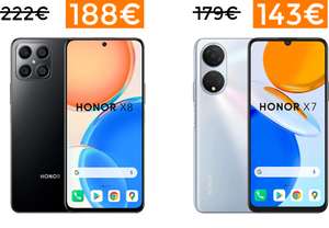 Ofertas en Honor X8 y Honor X7 [188€ Y 143€]