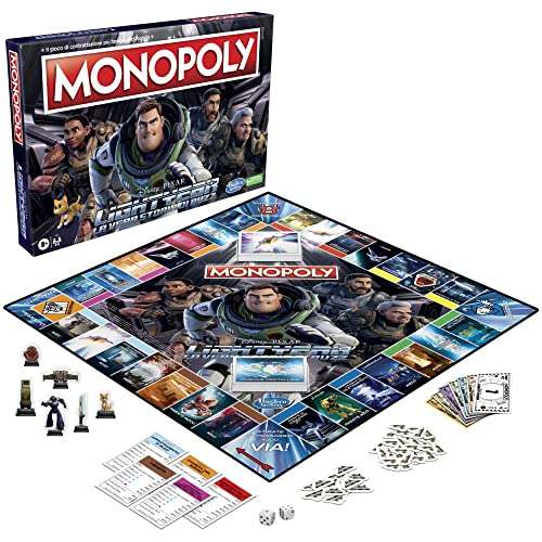 Monopoly: edición Lightyear de Disney Pixar