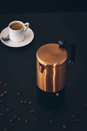 Monix Vitro Noir – Cafetera Italiana de Aluminio, Capacidad 3 Tazas, Apta  para Todo Tipo de cocinas Salvo inducción » Chollometro