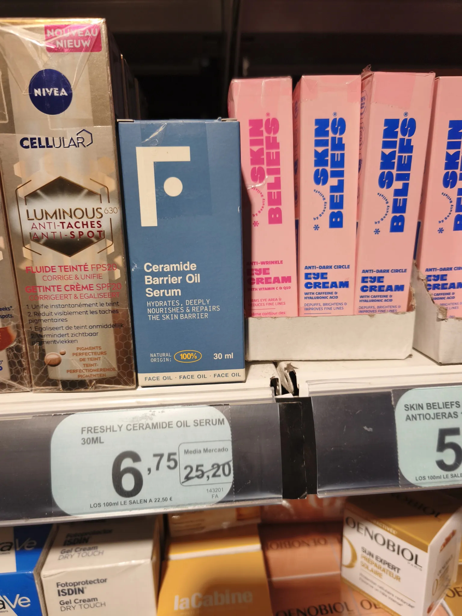 Freshly Ceramide Barrier Oil Serum. Primaprix