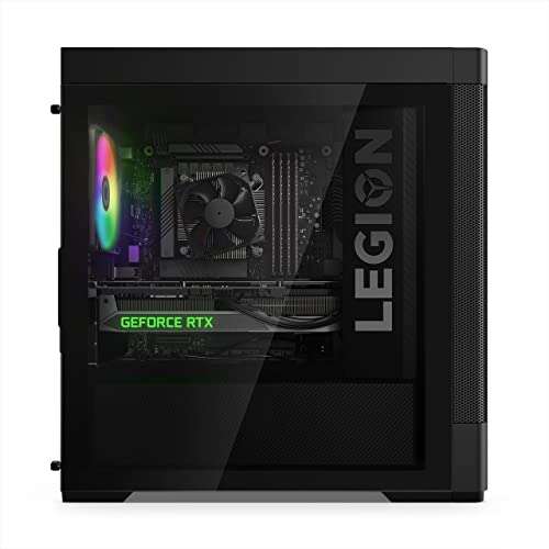 Lenovo Legion T5 Gen 7 - Ordenador de Sobremesa Gaming (Intel Core i5-12400F, 16GB RAM, 1TB SSD, NVIDIA GeForce RTX 3060-12GB