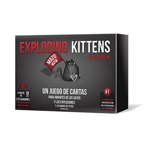 Exploding Kittens: Edición NSFW - Juego de Mesa [Amazon iguala]