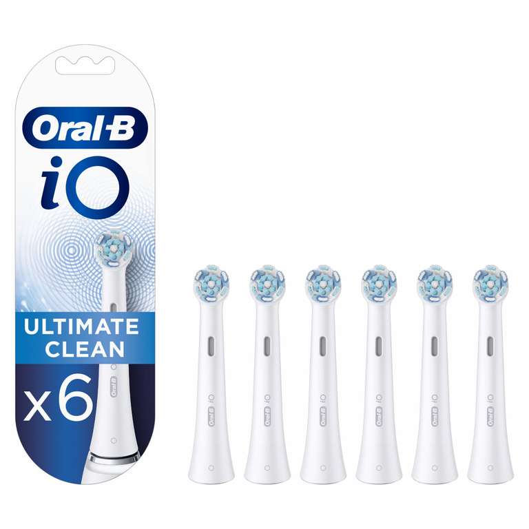 Oral-B iO Ultimate Clean cabezal de recambio para cepillo de dientes eléctrico pack de 6 unidades