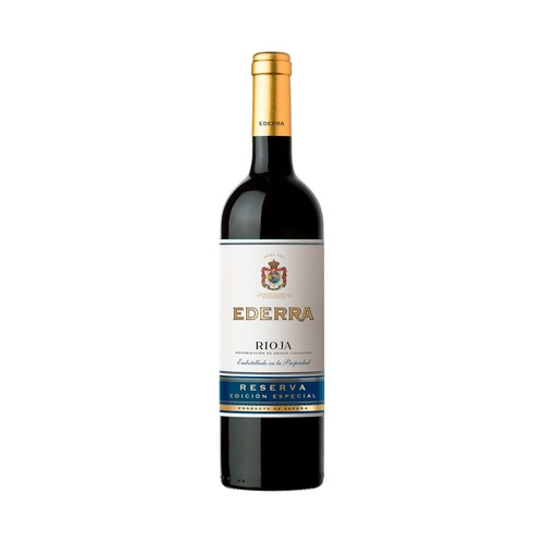 2x1 EDERRA Vino tinto reserva con D.O. Ca. Rioja botella 75 cl. Edición especial