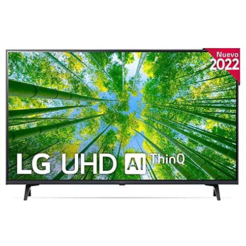 Tv 43" LG 43UQ80006LB - Smart TV webOS22 4K UHD, Procesador de Gran Potencia 4K a5 Gen 5, HDR 10, HLG y HGiG