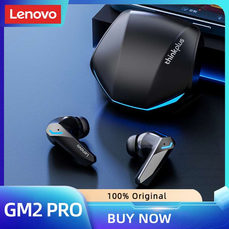 Lenovo Auriculares Inalámbricos GM2 Pro bluetooth 5.3