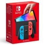 Nintendo Switch OLED Azul y Rojo Neón