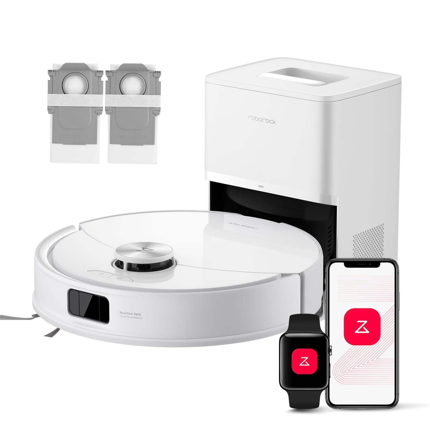 roborock Q10 S5+ Set Robot Aspirador y Fregasuelo 2 en 1 10000 Pa