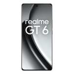 realme GT6 256GB 12GB Fluid Silver EU + Buds Air 6 Forest Green EU + SUPERVOOC 120W Power Adapter White