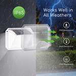 Pack 4 Aigostar Foco Solar LED Exterior, 3 Modos y Sensor Movimiento