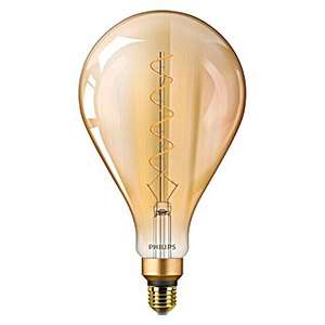 Philips Bombilla LED Vintage Gold 5.5W E27 Ámbar Globo No Regulable