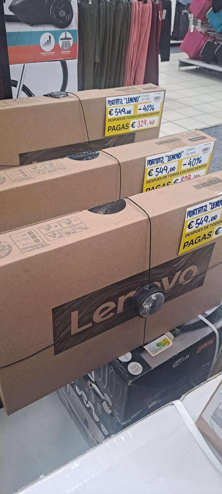 Carrefour sur Jerez, Lenovo 15ada05 r5-3500u