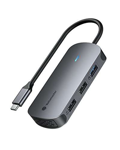 Yottamaster Hub USB C 5 en 1, Adaptador USB-C PD 60W HDMI USB 3.0