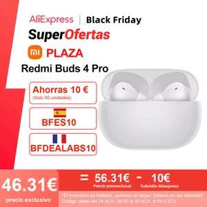 Xiaomi - auriculares inalámbricos Redmi Buds 4 Pro, (DESDE ESPAÑA)